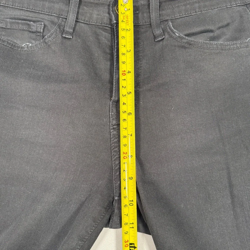 Flying Monkey High Rise Ankle Skinny Jeans‎ Size 27 Black Denim Pants - Picture 8 of 13